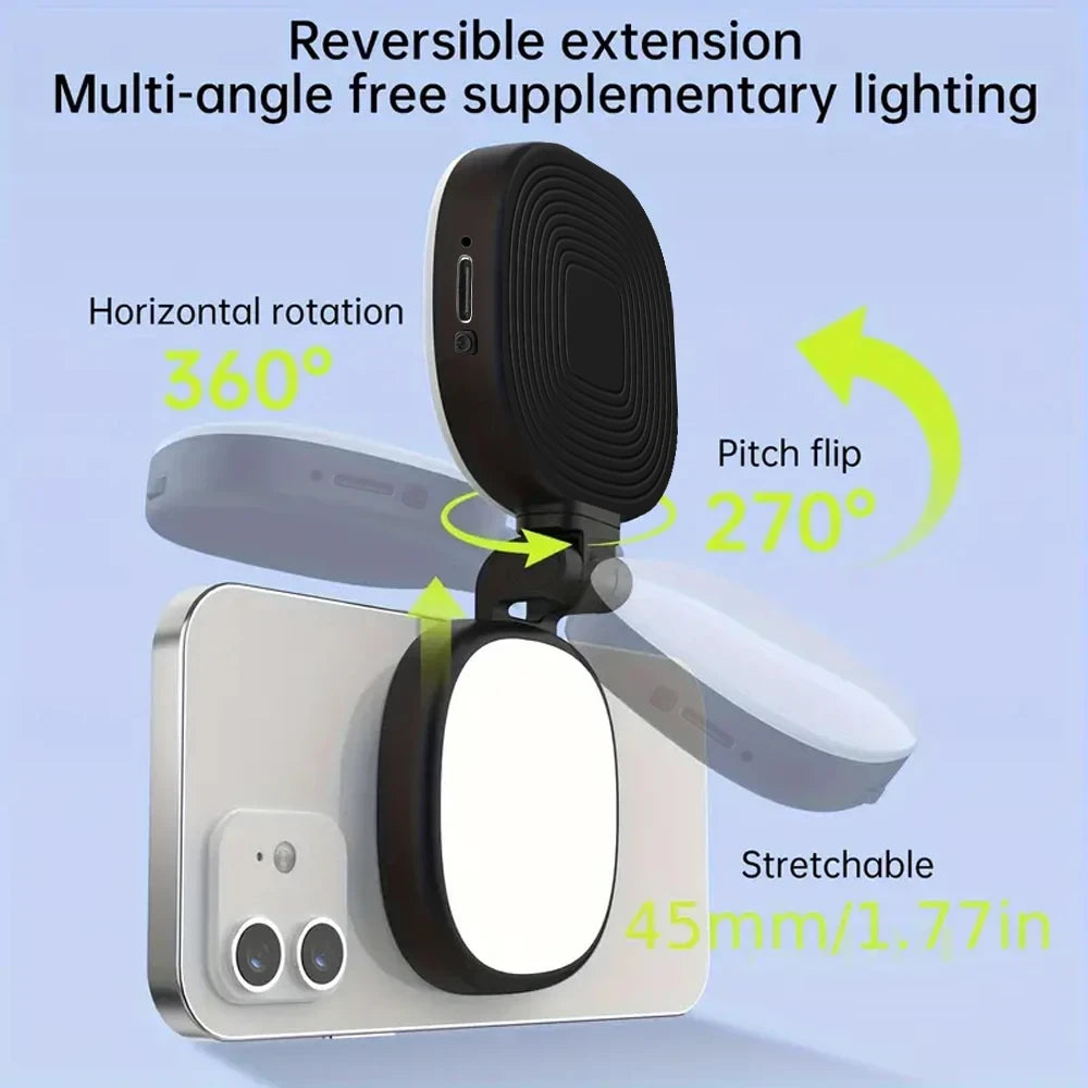 Magnetic Mobile Selfie Mirror Fill Light